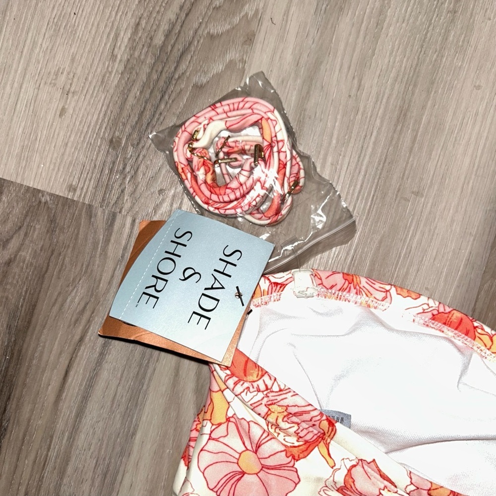Shade & Shore Kids Floral One Piece - Pink and Orange - Picture 3 of 4